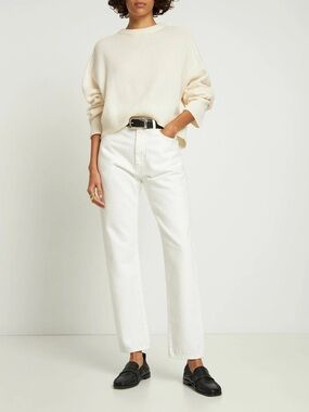 LOULOU STUDIO Wular Straight Organic Cotton Jeans